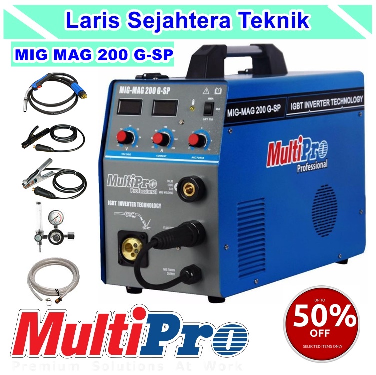Jual Mesin Las CO2 MultiPro MIG MAG 200 G-SP 3 IN 1 Di Jakarta Utara