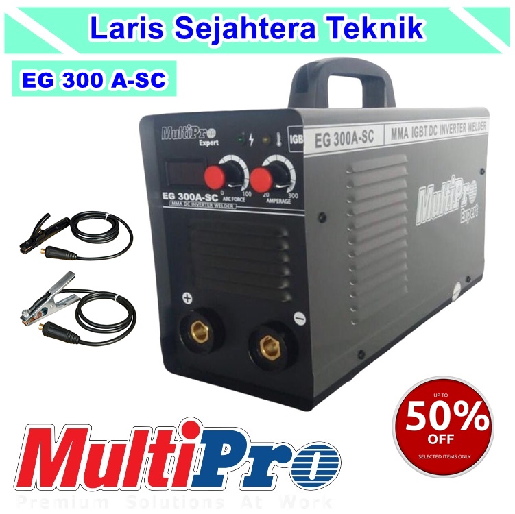 Jual Mesin Las MultiPro EG 300 A-SC MMA 300 IGBT Single Phase Di Jakarta Pusat