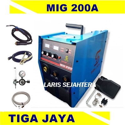 Jual Mesin Las CO2 Tiga Jaya MIG 200A 3Phase Di Makasar