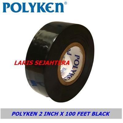 Jual Wrapping Tape Polyken Hitam 2 Inch x 100 Feet Termurah Di Tangerang