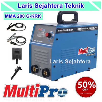 Jual Mesin Las MultiPro MMA 200 G-KRK IGBT Single Phase Di Karawang