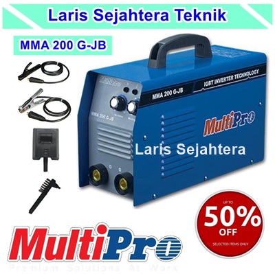 Jual Mesin Las MultiPro MMA 200 G-JB Inverter IGBT Single Phase Di Karawang
